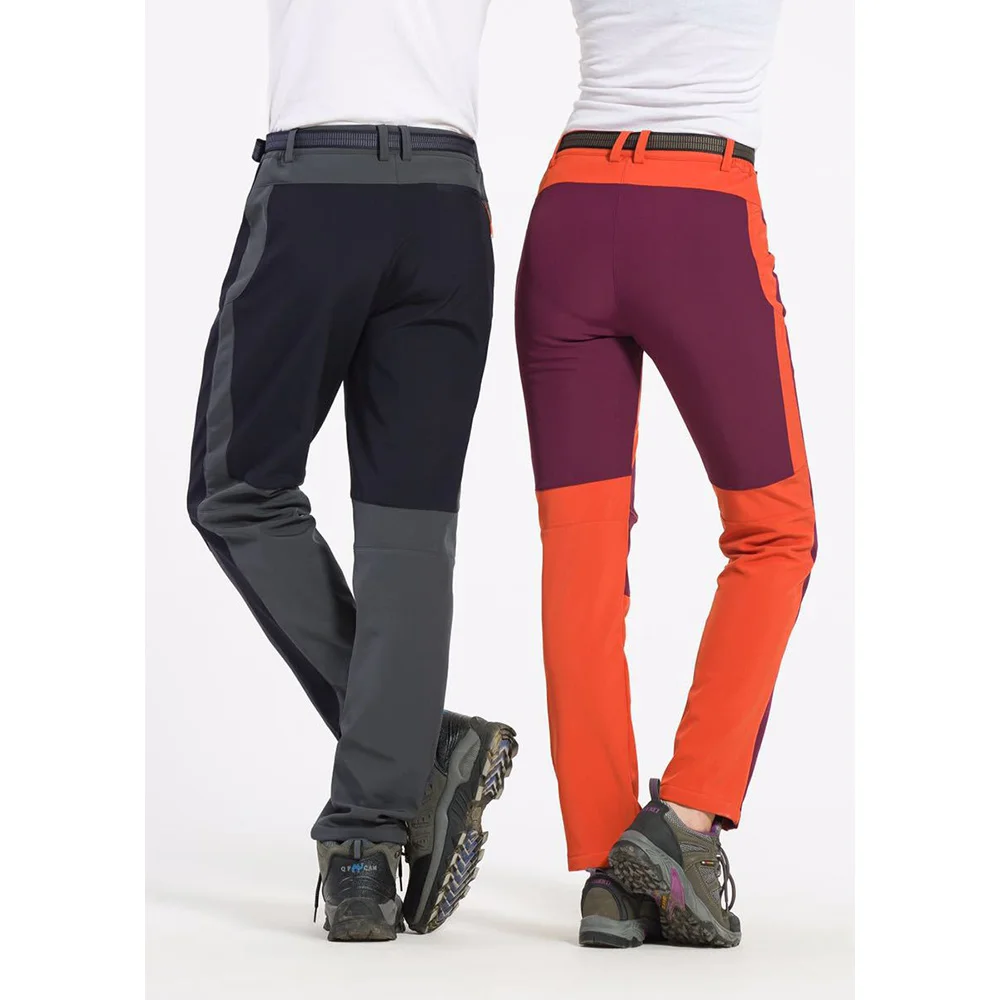 Зимние флисовые Походные штаны для мужчин и женщин уличные мягкие брюки