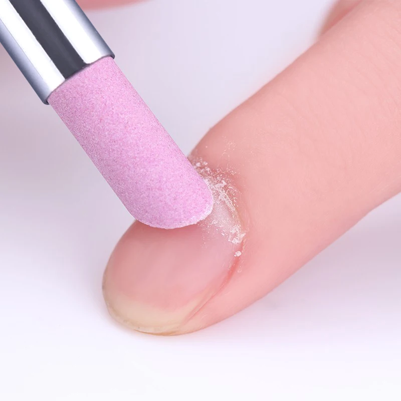 Новый кварц шлифование Ручка Nail мертвая кожа кутикулы для снятия лака Маникюр