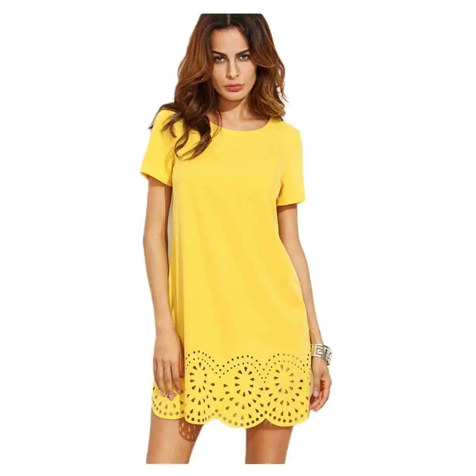 

2020 Summer Women Dress Round Neck Short Sleeve Dress Casual Wear Beach Short Dress Elegant Sexy Night For Women Party Dresses