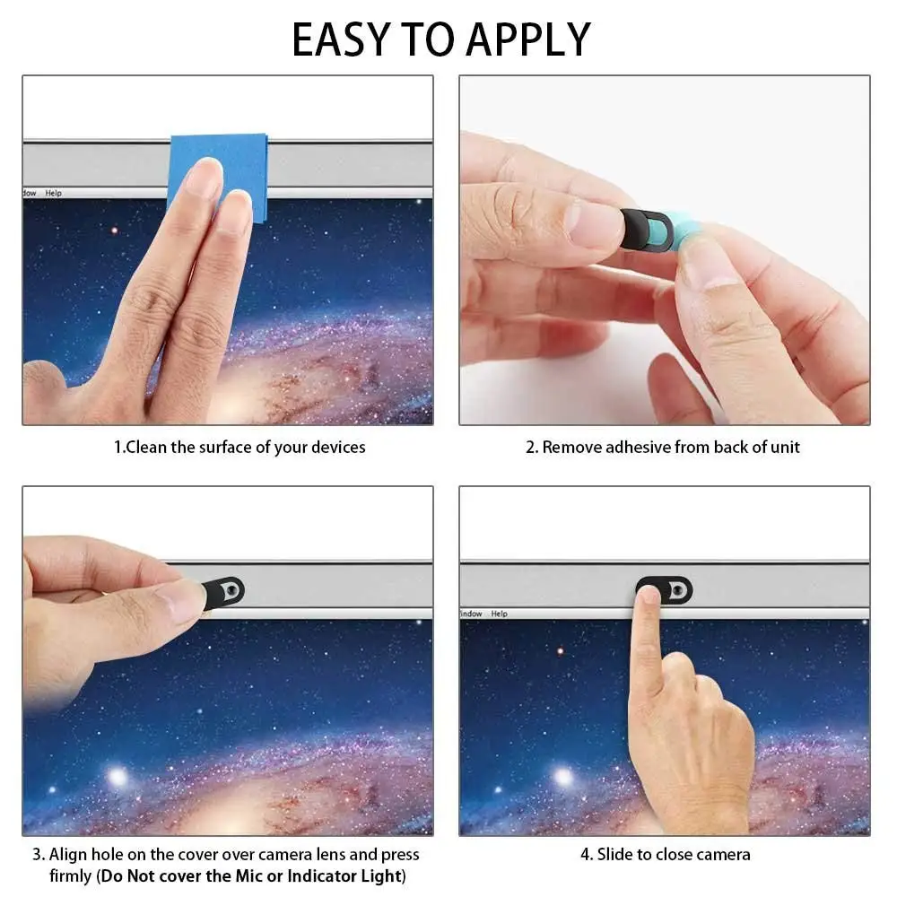 Ультратонкий чехол для камеры ноутбука веб слайдер MacBook Air Pro iMac iPad планшета