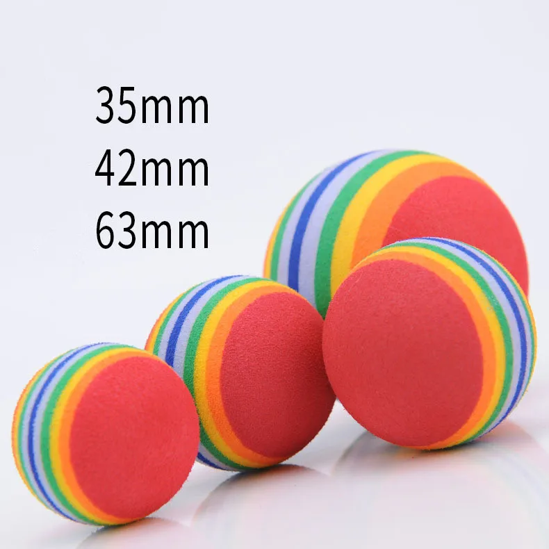 1 шт. Радужный кошачий шар игрушки для щенка Интерактивная игрушка жевания