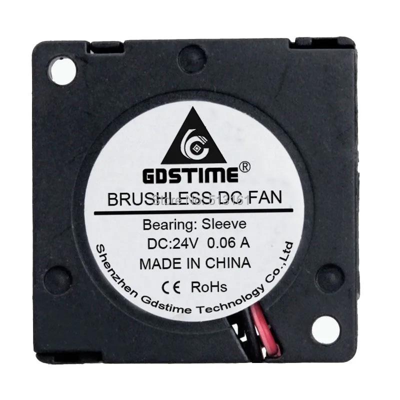 

Gdstime DC 24V 2Pin Turbo Blower 30mm x 10mm 3cm 3010 Mini Cooling Fan