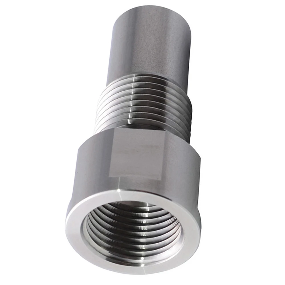 50mm Oxygen Sensor O2 Extension Extender Spacer for Checking engine lamp repair M18x1.5 sensor leak Silver | Автомобили и