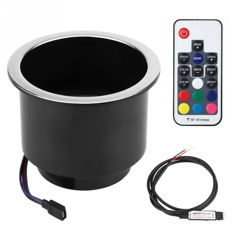 RGB LED свет напиток подстаканник с дистанционным управлением морской лодки автомобиль грузовик RV