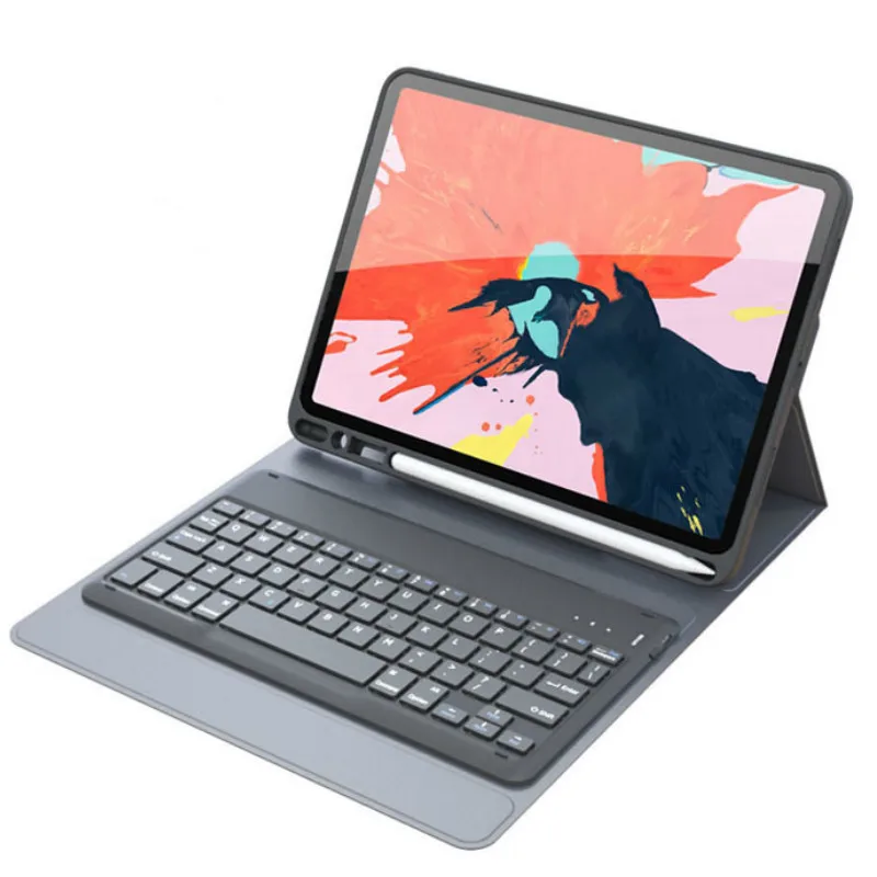 

Tablet Keyboard Case for 2018 iPad Pro 11 inch New A1979 Magnetic Flip Cover Case with Bluetooth Keyboard Cases Pencil Holder
