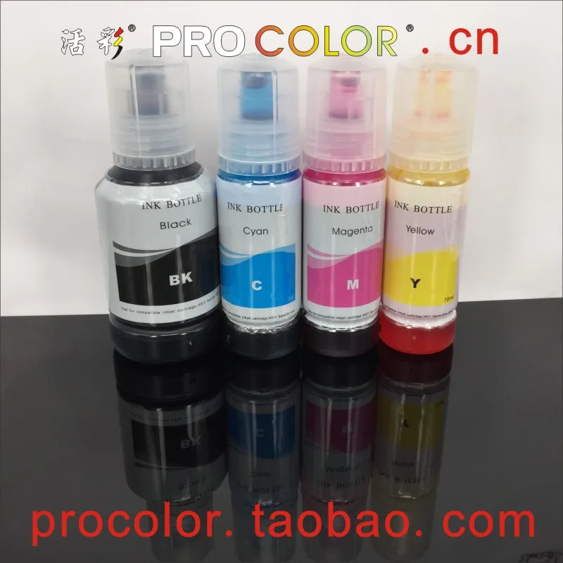 WELCOLOR T105 T106 T512 T 512 105 106 EcoTank CISS Dye ink refill kit For Epson ET-7700 ET-7750 ET 7700 7750 inkjet printer | Компьютеры и