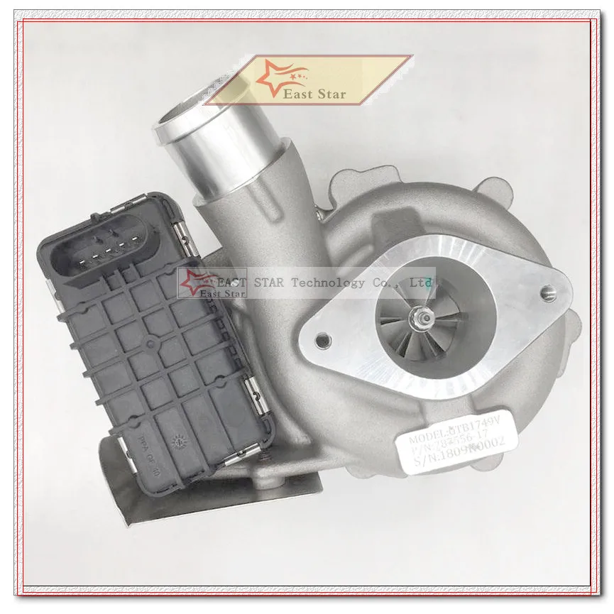 Электронный привод Turbo GTB1749V 787556 0016 BK3Q 6K682 PC BK3Q6K682PC для Ford Transit 2.2L TDCI DuraTorq Euro 5 153HP| |