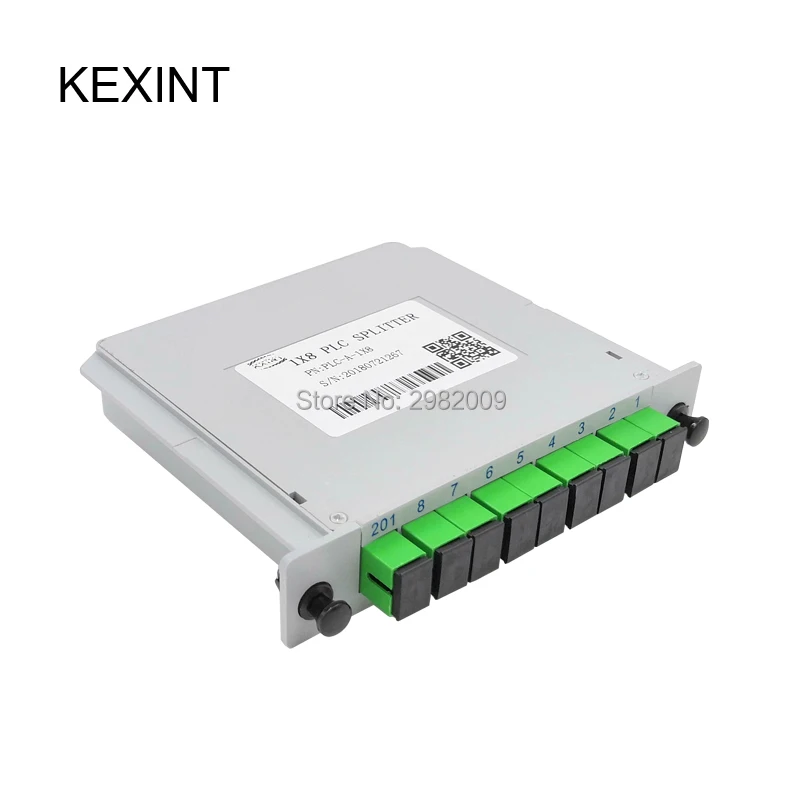 KXT оптовая продажа PLC сплиттер SC/APC 1X8 вставки/LGX/Кассетный тип волоконно