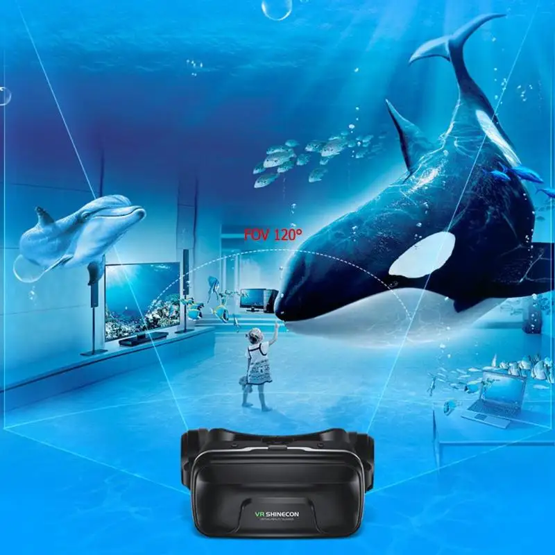 Google Cardboard 3D очки виртуальной реальности гарнитура игровой шлем для смартфонов 3 5 6