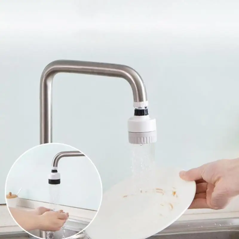 Универсальный 360 Поворотный кухонный кран водопроводный фильтр для сопла ванной