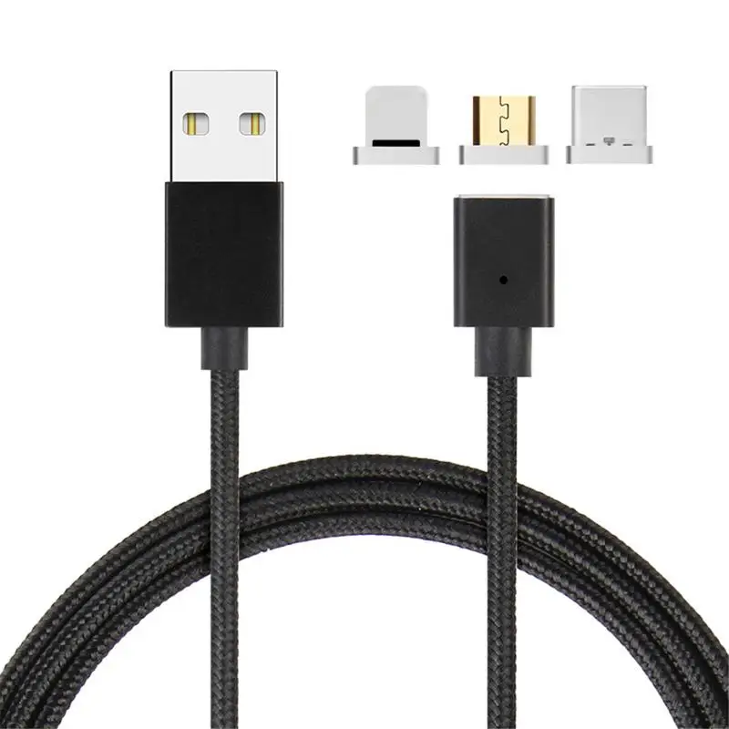 1 м для 3 зарядное устройство быстрой зарядки адаптер Micro USB Магнитный кабель