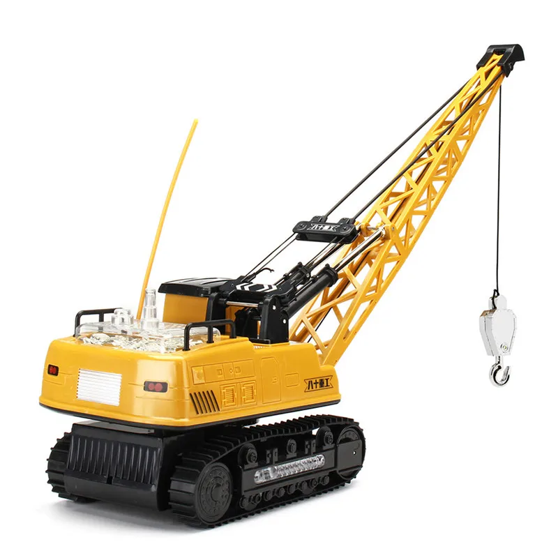 Новые поступления игрушек Huina 91115 1/14 2 4G 12CH Rc башенный кран 680 градусов вращения и