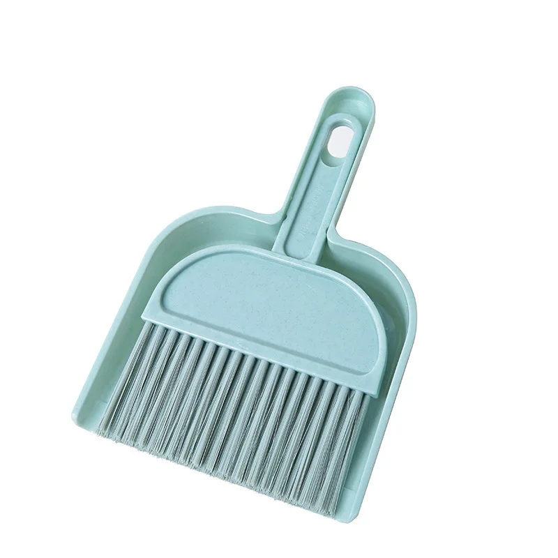 Mini Cute kawaii PP Desktop Sweep Computer keyboard Cleaning Brush Small Broom multi-function can be hanging desk Dustpan Set | Дом и сад