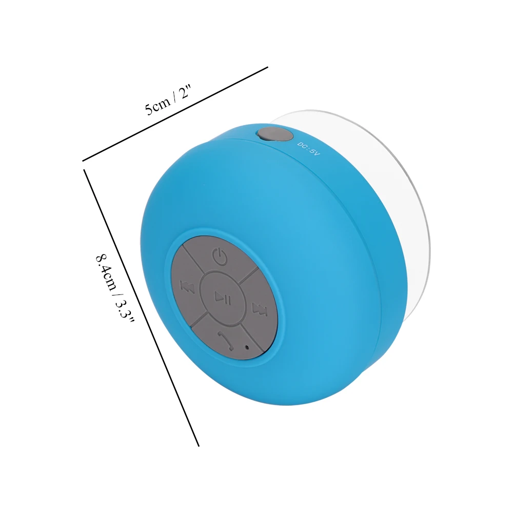 Мини Bluetooth динамик водонепроницаемая Беспроводная колонка для душа с функцией