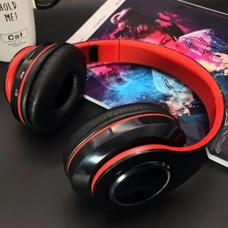 Световой беспроводной Bluetooth гарнитура глубокий бас наушники спортивные