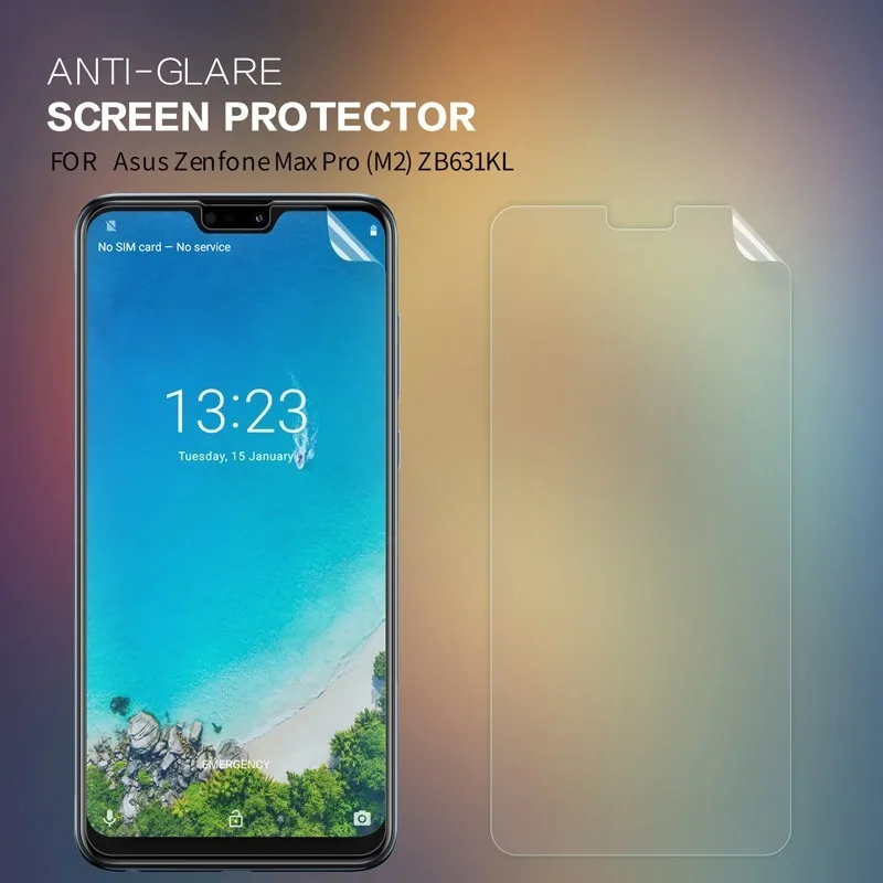 

Для Asus Zenfone Max Pro M2 Защитная пленка для экрана NILLKIN кристально чистая/матовая мягкая PET для Asus ZB631KL защитная пленка
