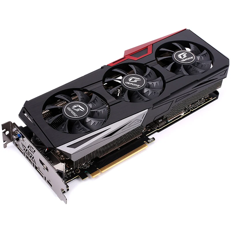 Оригинальный красочный GeForce iGame RTX 2070 Ultra 8 Гб видеокарта NVIDIA 12nm 1620 МГц GDDR6 256Bit 2304 CUDA