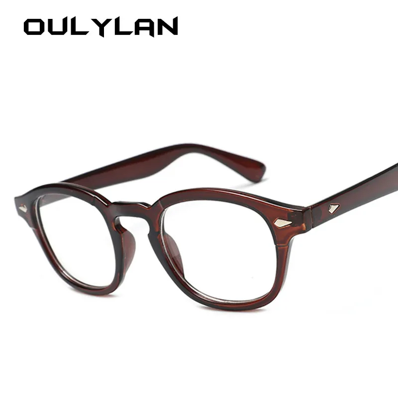 Оправа для очков Oulylan мужские дизайнерские очки в стиле Джонни Депп женские и