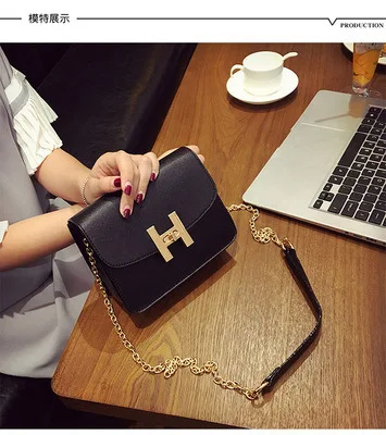 2019 Letter Chains Summer Woman Bag Chain Package Maɺm Single Shoulder Oblique Satchel Diagonal B099 | Багаж и сумки