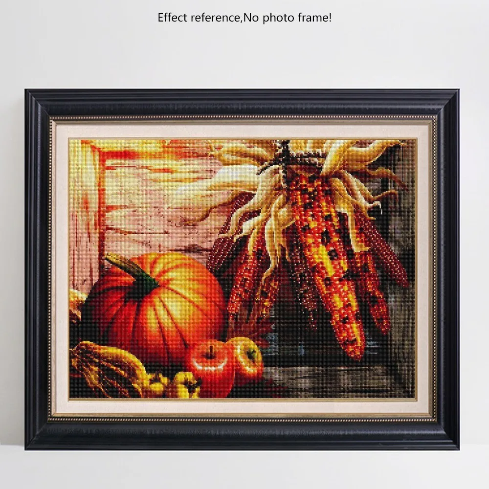 EverShine 5D DIY Diamond Painting Full Drill Square Scenery Cross Stitch Embroidery Pumpkin Picture Of Rhinestones Sale|Алмазная