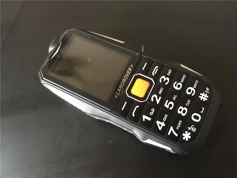 Land Rover S9 2 4 &quotpower Bank телефон 3800 мАч противоударный громкий динамик Фонарик Bluetooth камера MP3 FM сотовый
