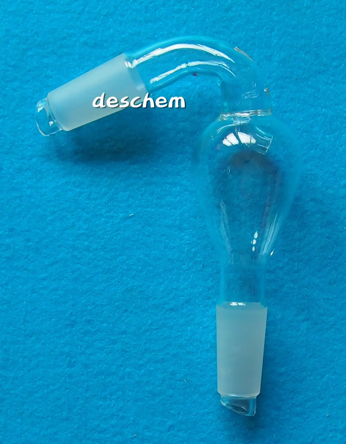24/40 Glass Bent Anti Splash Adapter Anti-splash Head Lab Chemistry Glassware | Канцтовары для офиса и дома