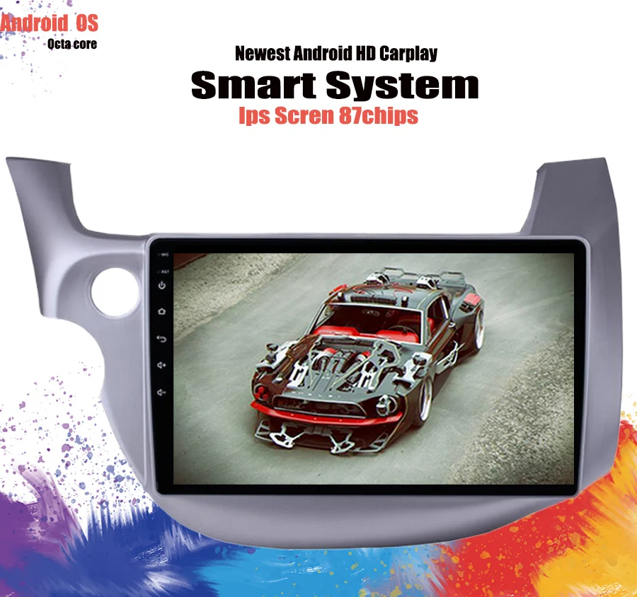 2Din Android 10 0 Ram 6GB 1 &quotавтомобильное радио GPS Navi мультимедийный плеер с сенсорным