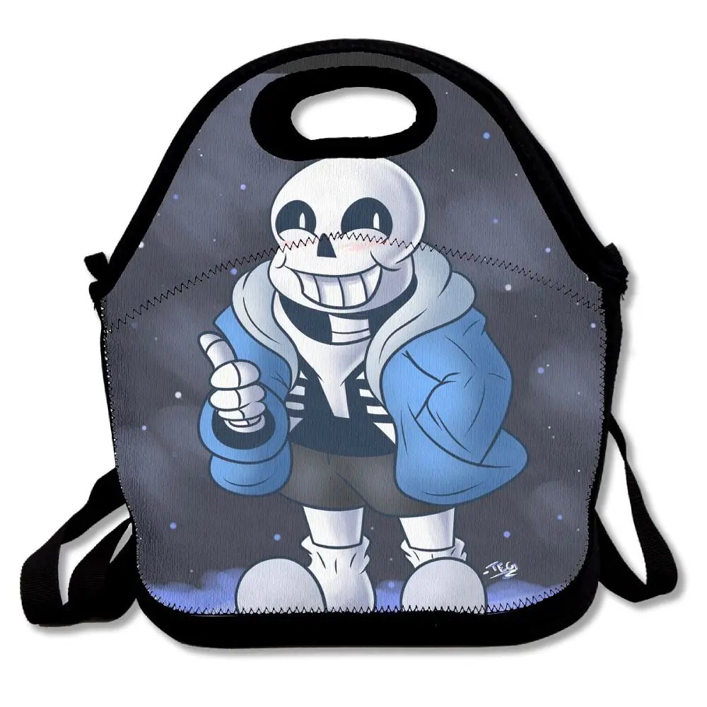 SAMCUSTOM 3D принт Undertale Sans сумки для обедов изолированные непромокаемые еда девочек