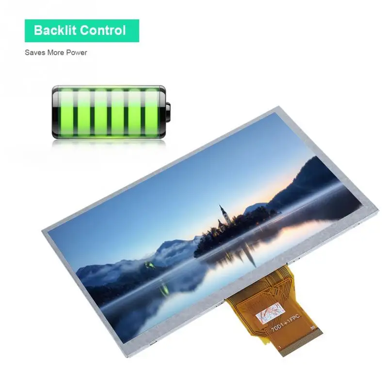 Raspberry Pi 7in ЖК дисплей высокой четкости 800 480 разрешение для Поддержка Windows