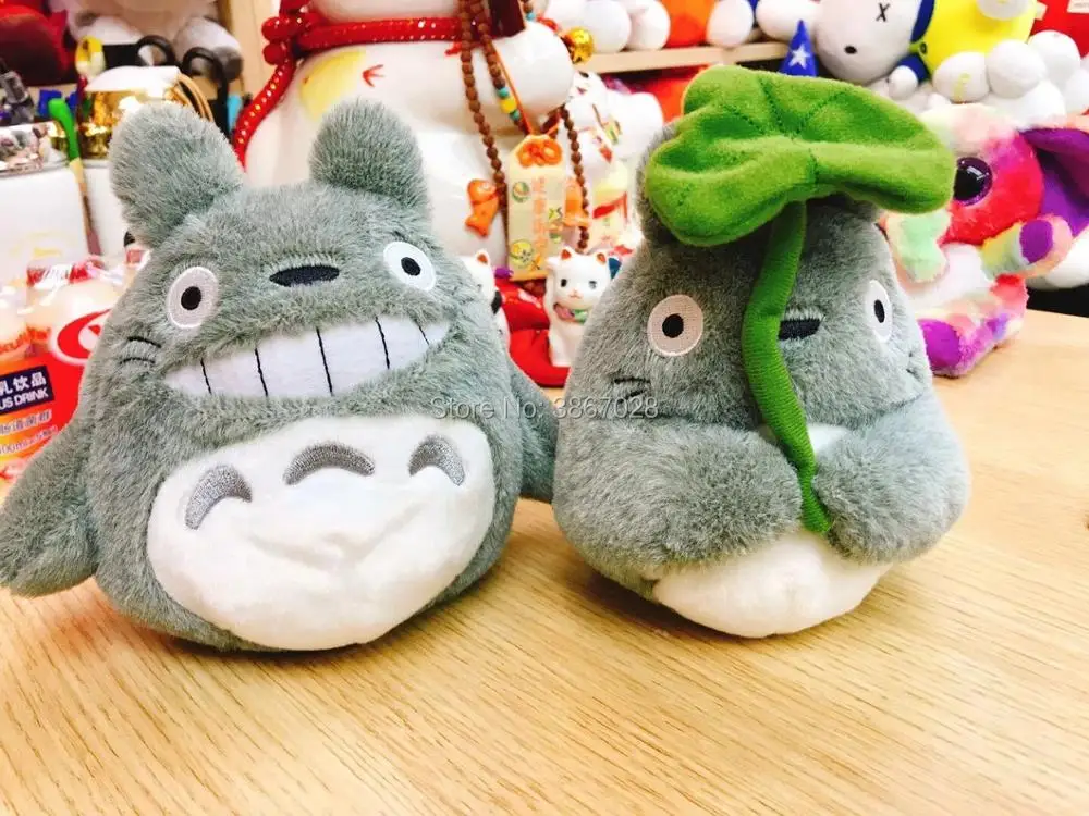 Новинка оригинальная плюшевая кукла My Neighbor Totoro с листьями детские игрушки