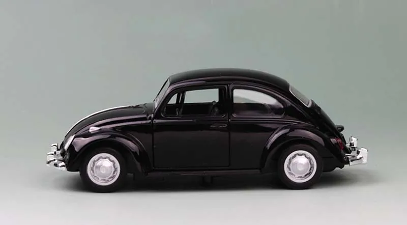 1:36 сплав VW Beetle классические старые автомобили игрушка оттяните назад литья под