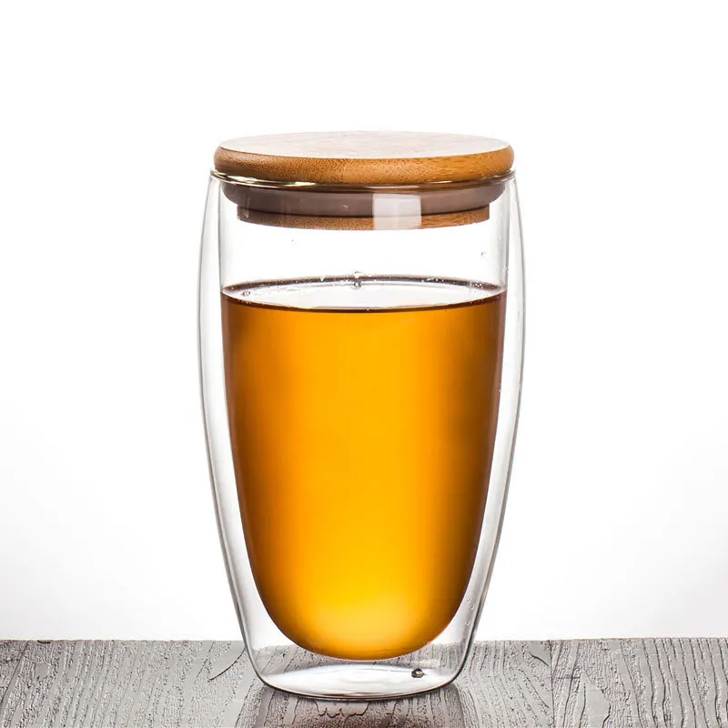Bodum вино пиво кофе молочный чай двухслойная стеклянная кружка в сдержанном стиле