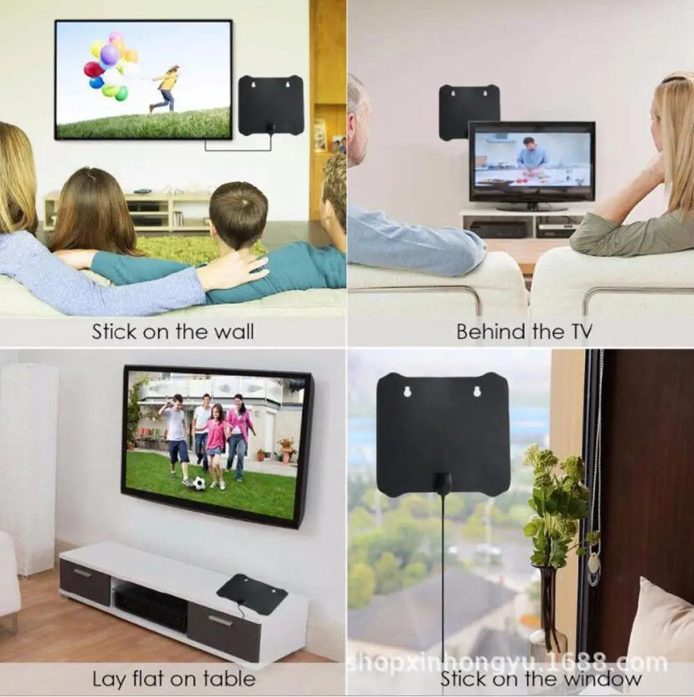 LumiParty 300mile Range антенна ТВ цифровая HD Skywire 4K антенны TV 1080p с усилителем r5 |