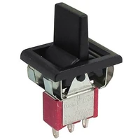 2pcslot rocker switch ac250v3a 125v5a momentary spdt 3 positions toggle switch t80 r turn left and right automatic reset