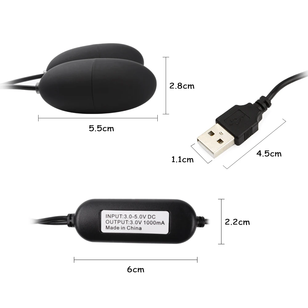 OLO двойное вибрирующее Яйцо USB Пуля вибратор Стимулятор клитора 12 Скоростей секс