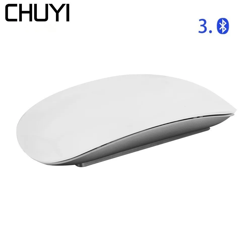 Волшебная Bluetooth мышь CHUYI тонкая дуговая сенсорная эргономичная офисная