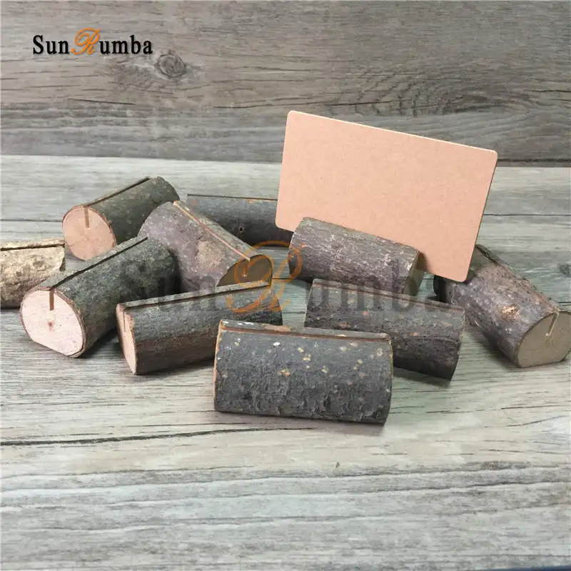 

10pcs Wooden Table Numbers Holder Wedding Party Direction Signs Rustic Supplies Event Centerpieces for Wedding Decoration Number