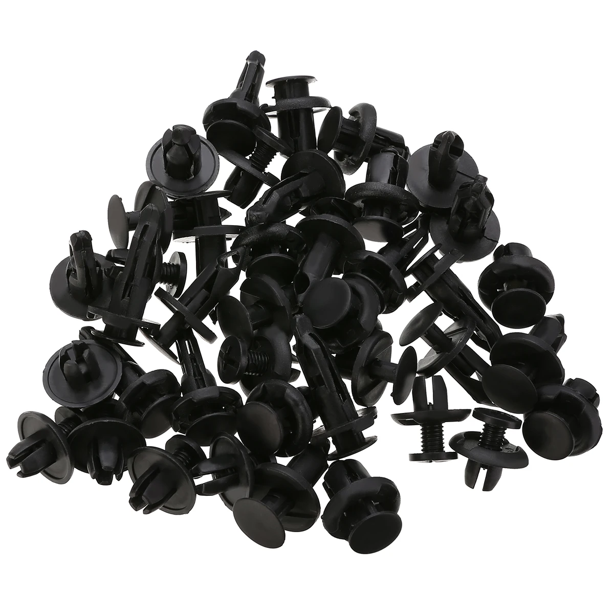 

40 шт. крепежные зажимы для автомобиля, пластиковые заклепки, брызговики, бампер, крыло, нажимные зажимы для Nissan, авто крепежные зажимы для ав...