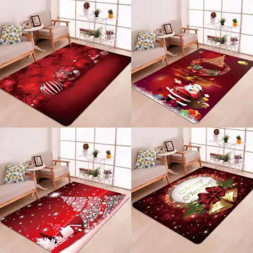 UK Christmas Design Machine Washable Indoor Mats Floor Entrance Xmas Doormat Rug | Дом и сад