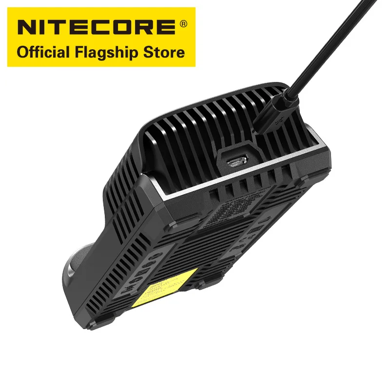 Интеллектуальный ЖК дисплей NITECORE UM2 с двумя слотами автоматически активирует и