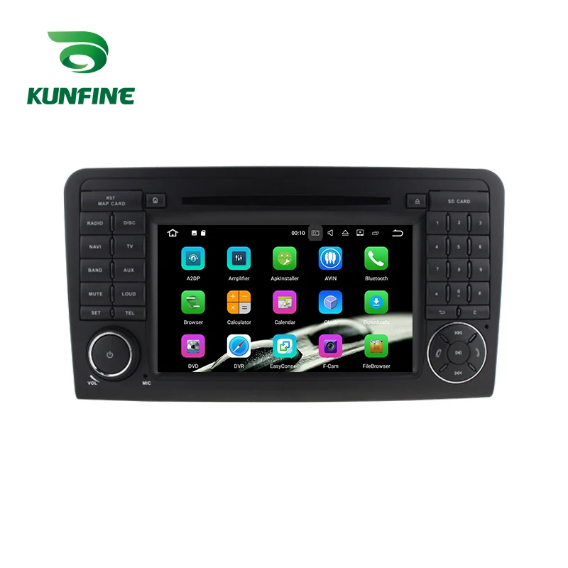Android 9 0 Core PX6 A72 Ram 4G Rom 64G Автомобильный DVD GPS мультимедийный плеер стерео для Benz ML-W164