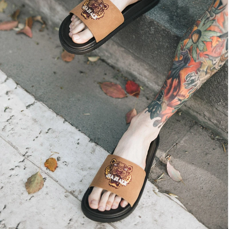 Вьетнамки мужские домашние тапочки шлепанцы Pantuflas в виде акул Hausschuhe chaussure homme Zapatos