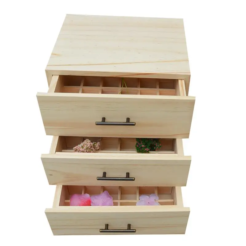 3 слоя деревянный эфирное масло бутылки коробка для хранения Организатор