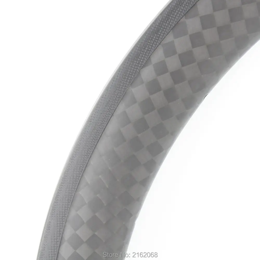 1Pcs Newest 700C 50mm tubular rim lightest Road bicycle matt finish 12K full carbon fibre bike wheels rims Free shipping | Спорт и