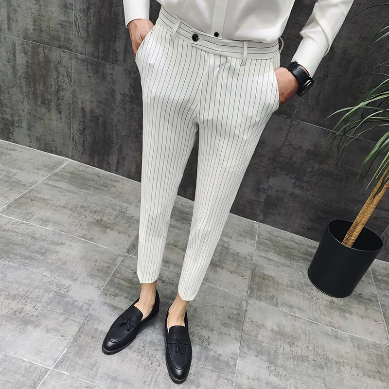 Весенние мужские формальные брюки черные серые 4 цвета новые классические