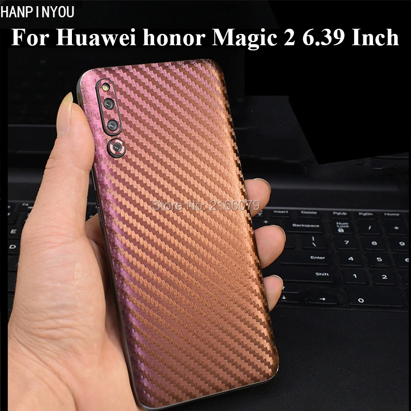 Для Huawei Honor Magic 2 Magic2 6 39 &quot3D градиентная задняя крышка из углеродного волокна
