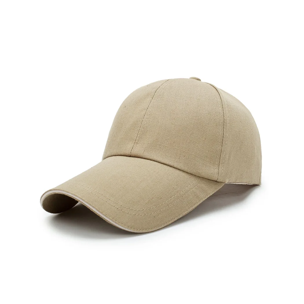 Бейсболка для мужчин женщин длинный козырек шляпа Snapback повседневное хип хоп