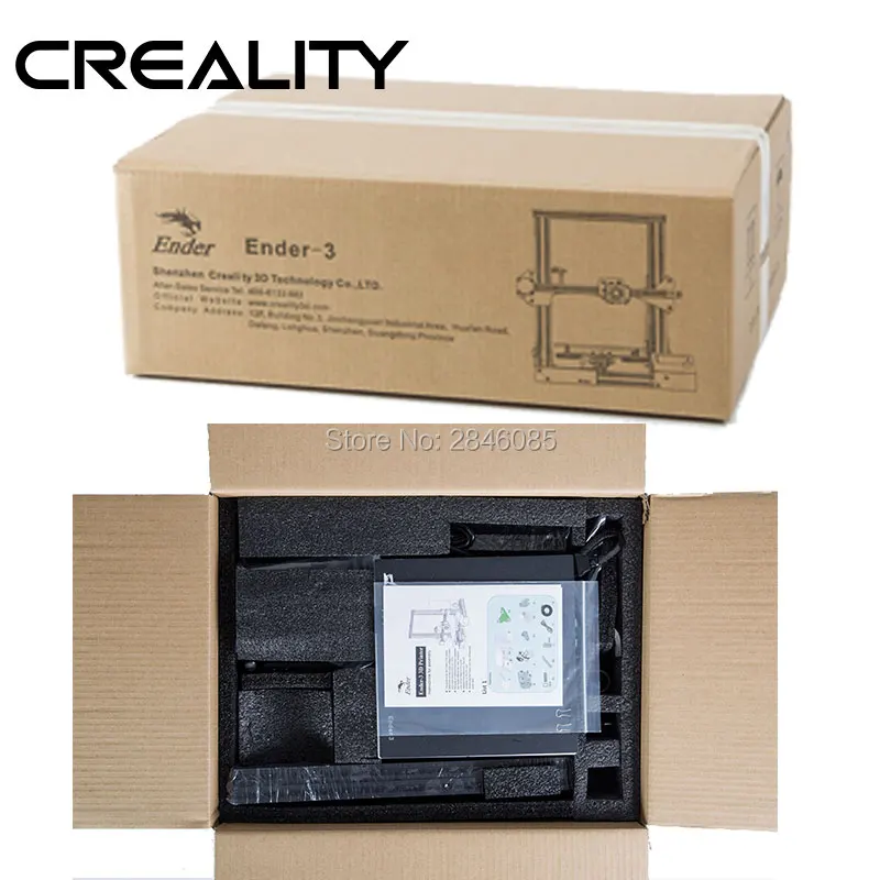 Новейший Ender 3 Creality 3d принтер DIY Kit v слот prusa I3 Обновление выключение Макс