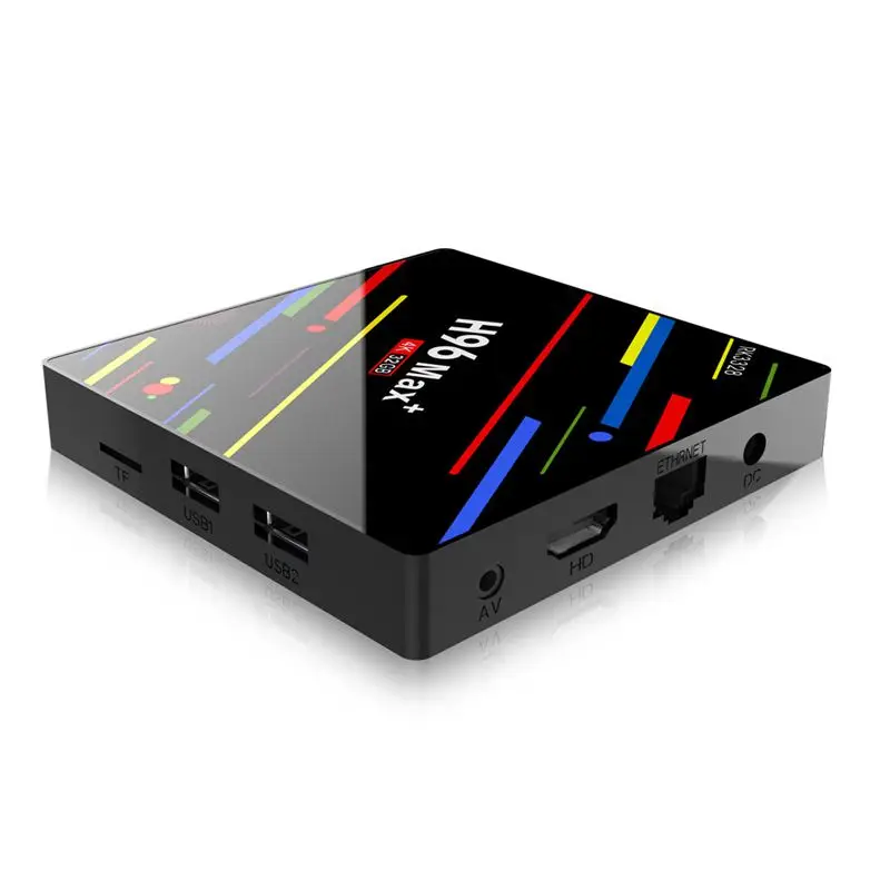H96 Max Plus ТВ приставка Android 8 1 4 Гб 64 смарт Rk3328 четырехъядерный 5G Wifi 4K H.265 медиаплеер Pro