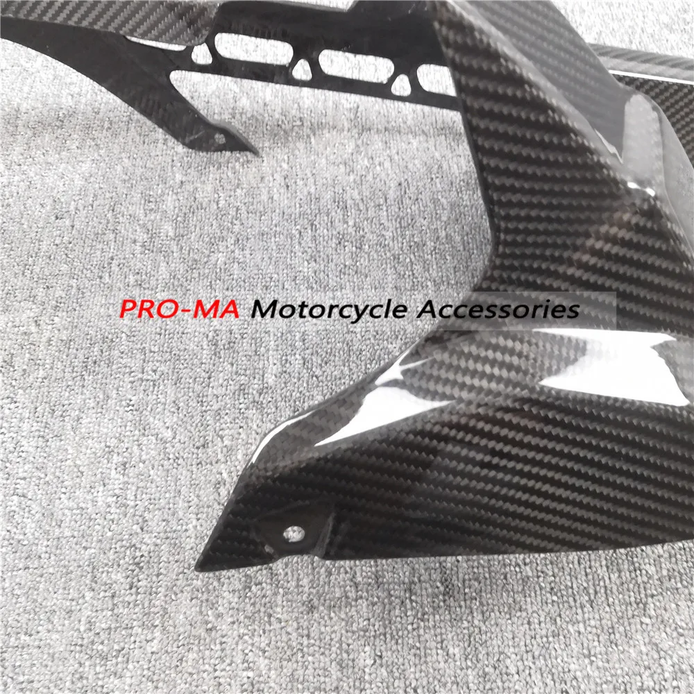 Motorcycle Rear Hugger with Chain guard in Carbon Fiber For Kawasaki Z900 2017+ RS 2018+ Twill glossy weave | Автомобили и